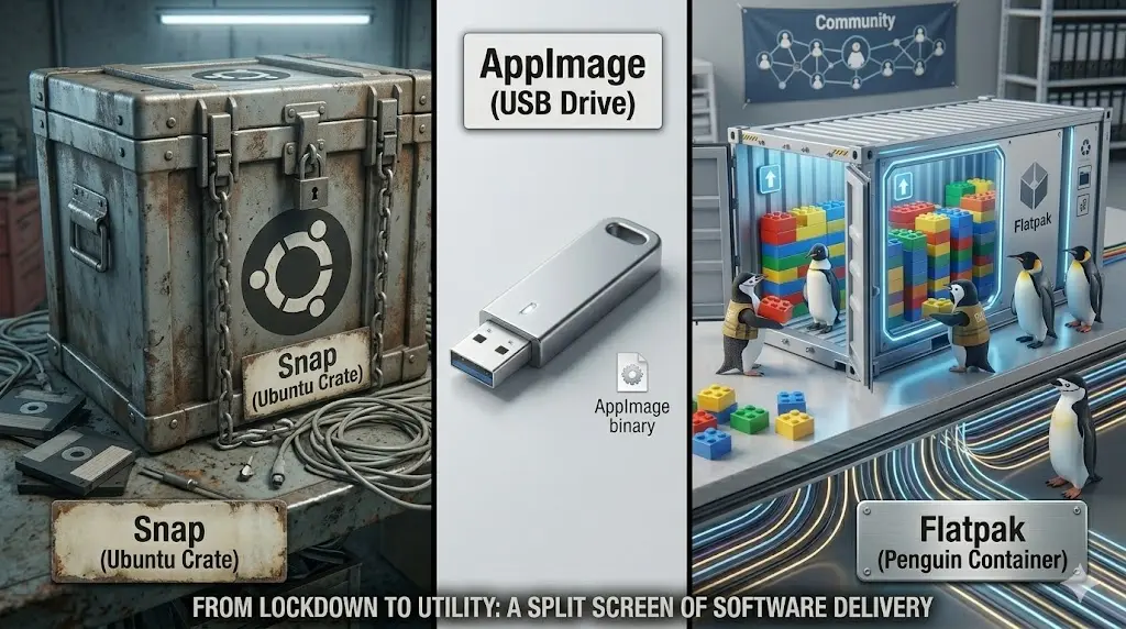 The Ultimate Guide to Universal Linux Apps: Snap, Flatpak, and AppImage